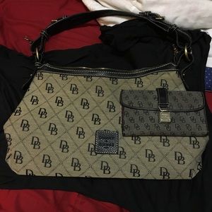 Authentic Dooney and Bourke purse and Wallet set.